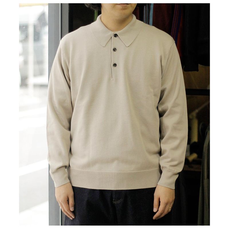 �Хȥʡ� BATONER ����ӥ��� ������������ ���åȥ� �ݥ� CARIBBEAN SEAISLAND COTTON POLO (BN-26SM-017)