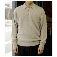 �Хȥʡ� BATONER �����å���� �ϥ�������� ��ͥ� �ݥ� WASHED HIGH COUNT LINEN POLO (BN-26SM-022)