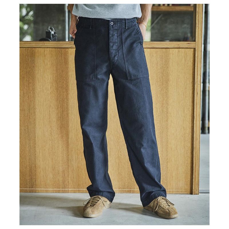orSlow ���������� �ե��ƥ������ѥ�� 5002 �٥������ѥ�� �쥮��顼�ե��å� �֥�å� US ARMY FATIGUE PANTS Button Fly REGULAR FIT MADE IN JAPAN (01-5002-J61)