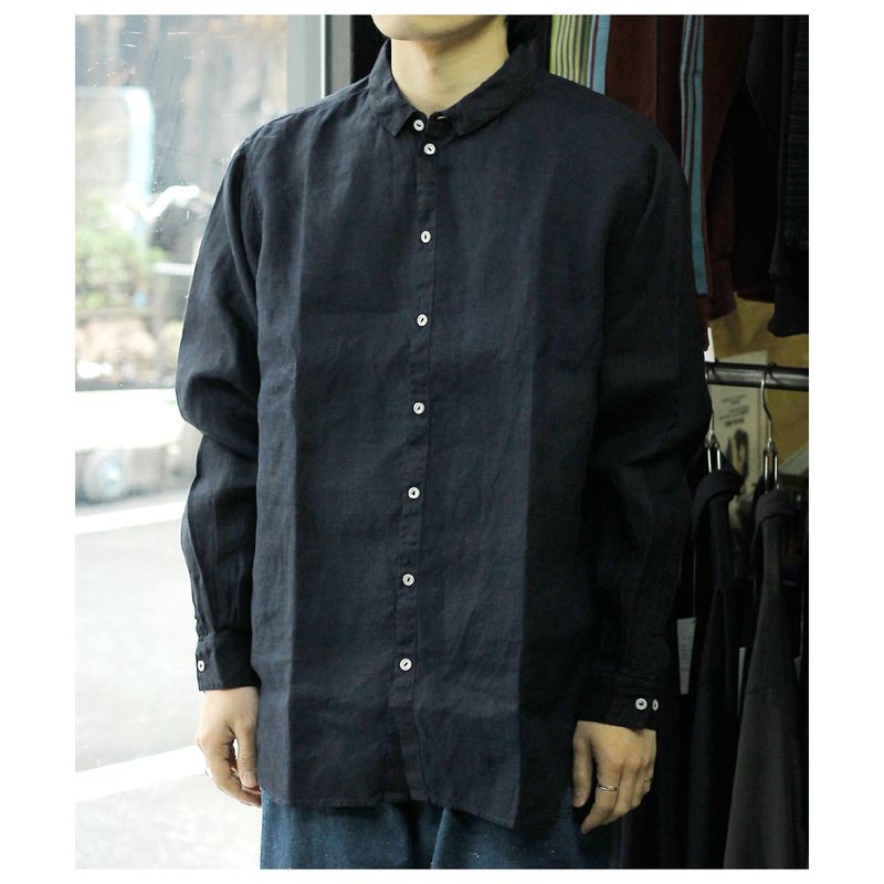 �ߥå��� MITTAN ���㥷��������������HEMP BIG SHIRT VEGETABLE DYEING (SH-130C)
