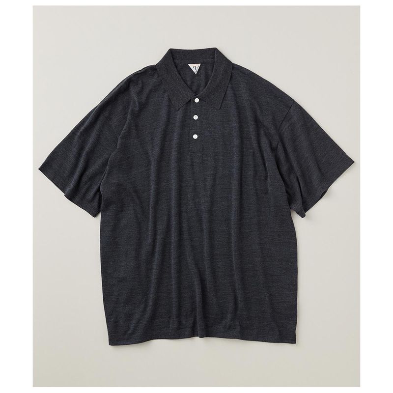 �ե�����󥸥� FILMELANGE ''�������ʥ�'' �˥塼�������� ���Υ����� ŷ�� Ⱦµ �ݥ������ ������  "WORNUM" New Zealand Merino Wool Tenjiku S/S Polo Shirt (WORNUM-26S)