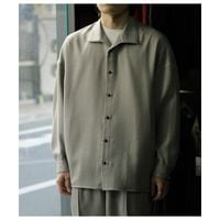 �ΥΥå� NONNOTTE �����륷�륯 �������� �ץ쥤�� �ɥ졼�ԥ� �����ץ󥫥顼 ����� Wool/Silk Ghost Plaid Draping Open Collar Shirt Type A (N-26S-017)