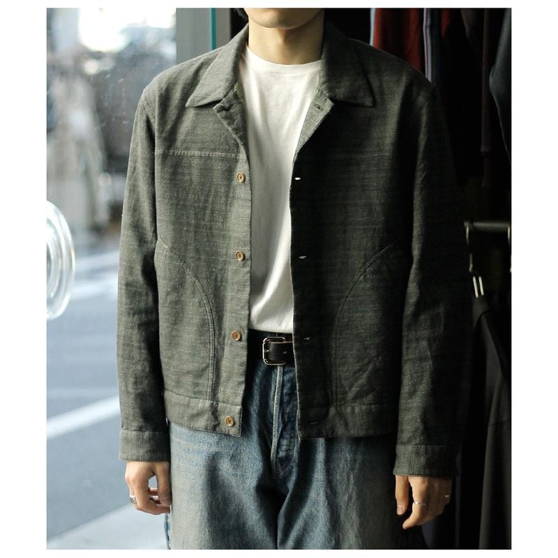 �����襹 ���ۥ� ������ǥ� �ӥ��奦 Aquellos Ojos Verdes BISHU "�������ա�  �ȥ�å��� ���㥱�å� ��Gustav�� Trucker jacket (AOV-PE-R2-16)