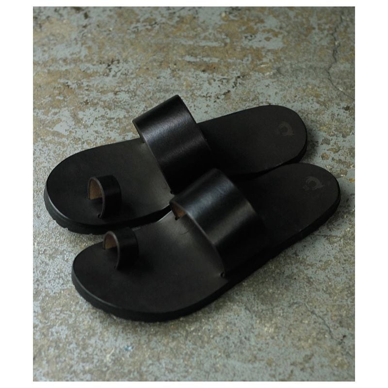 ��å��˥塼�ޥ� JUTTA NEUMANN �������� �쥶��������� �֥�å� ��ƥ����쥶�� ������������ Caicos Sandal Black Latigo with ��ark sole  (CAICOS-BK-LATIGO-DS)