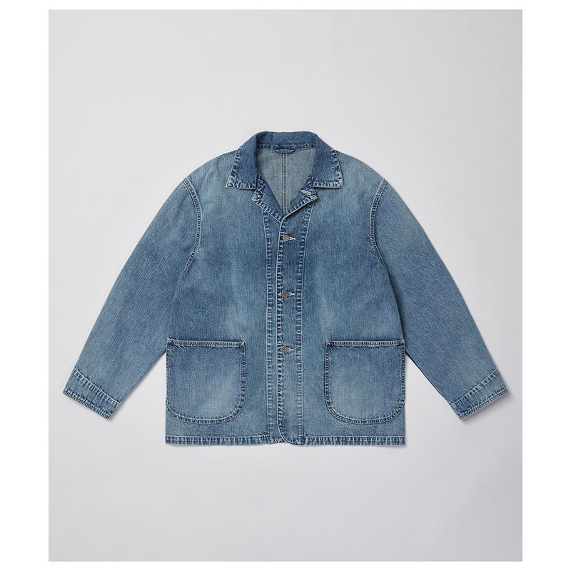 ����ƥꥢ ULTERIOR �ե����� �饤�� �ǥ˥� ���С������� FADED LIGHT DENIM COVERALL (UBJ53-LA247)