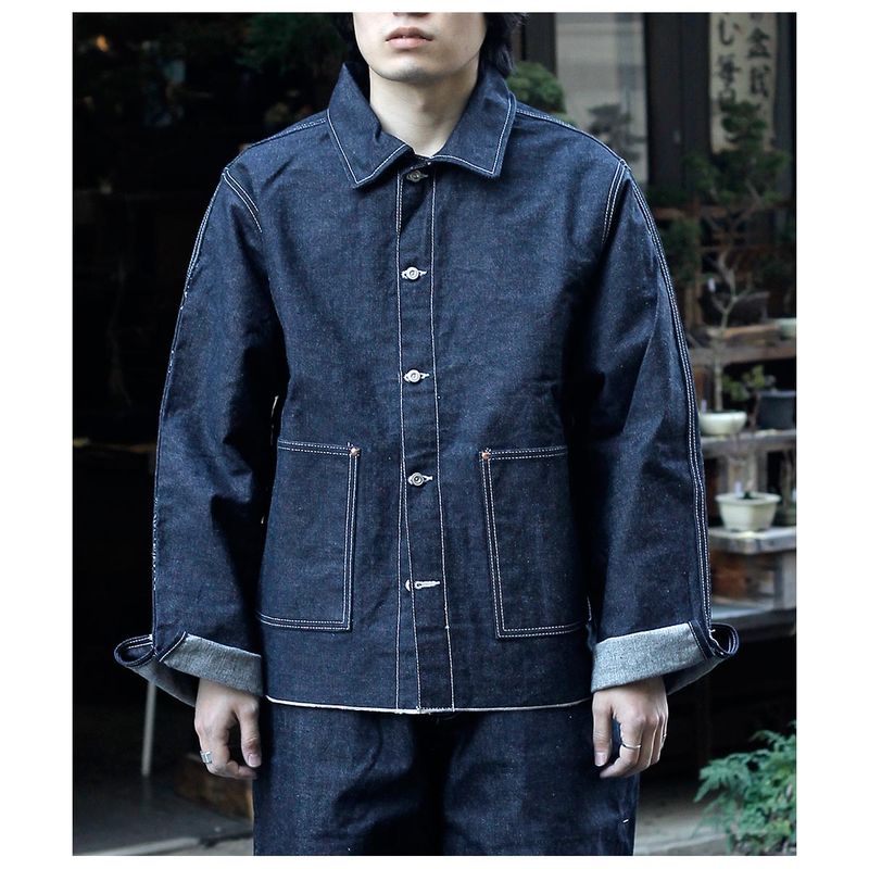 �ƥ���� TENDER Co. �����ꥹ�� ����ܡ��� ���������å� ������ ���㥱�å� UNBORN CROSS CUT JEANS JACKET (904-UNBORN)