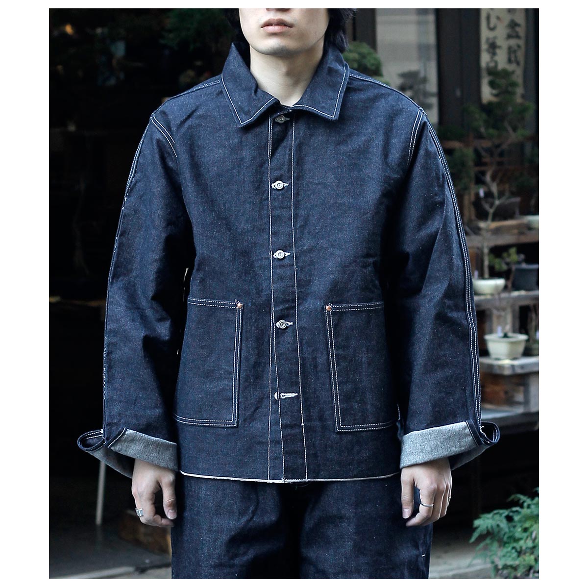 20%OFF ������ �ƥ���� TENDER Co. �����ꥹ�� ����ܡ��� ���������å� ������ ���㥱�å� UNBORN CROSS CUT JEANS JACKET (904-UNBORN)
