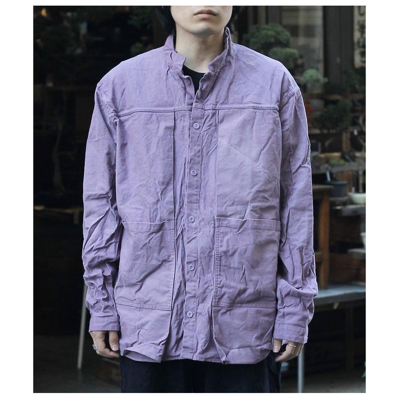 �ƥ���� TENDER Co. ����ꥫ�� ���åȥ� �ɥ��å� ������ �ȥ����С�������� COTTON DROP CLOTH TWO BIRDS SHIRT (TENDER402)