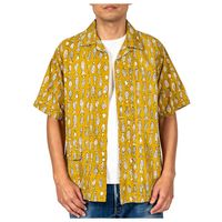 ������� WORKERS �ե��å��� �֥��å� �ץ��� �����ץ󥫥顼����� Open Collar Shirt Fish Block Print (2604-OPSH-FBP)