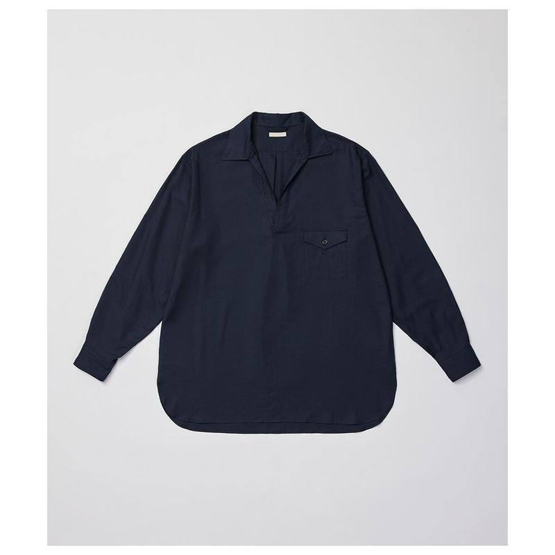 ����ƥꥢ ULTERIOR ���륭�� ���ե� �ĥ��� �����åѡ� ����� SILKY SOFT TWILL SKIPPER SHIRT(USH66-LA198-A)