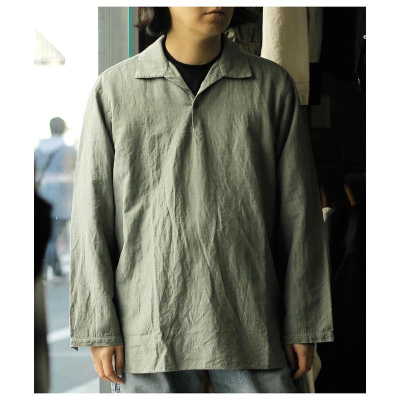 �����襹 ���ۥ� ������ǥ� �ӥ��奦 Aquellos Ojos Verdes BISHU �ɥ쥹 �����֥졼 ���ץ� ����� Dressed chambray Capri shirt (AOV-PE-R2-3)