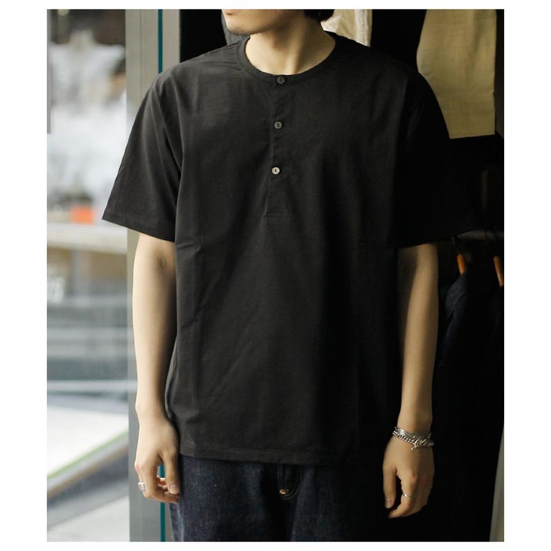 ����� SARTO �������˥å� �ץ�ߥ��� ���åȥ� �إ�꡼�ͥå� Ⱦµ T����� 50/2 ORGANIC PREMIUM COTTON HENLEY NECK S/S (261-25003)