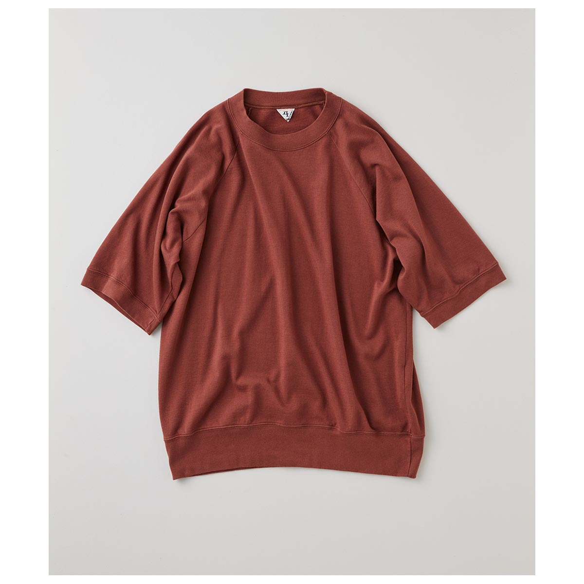 �ե�����󥸥� FILMELANGE ''����ޡ�'' �������ȥ�ߥ�΢�� ���롼�ͥå� Ⱦµ �������å� ������ "ELMER" Extra Mini Urage S/S Sweat (ELMER-26S)