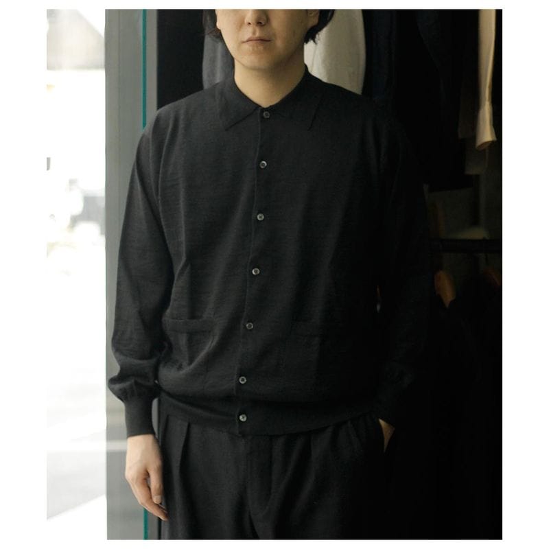 �Хȥʡ� BATONER ����� �ݥ� �����ǥ����� CHOMA POLO CARDIGAN (BN-26SM-059)