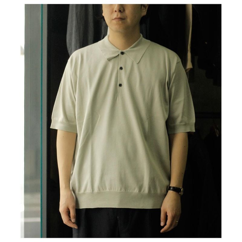 �Хȥʡ� BATONER ����ӥ��󥷡� �������� ���åȥ� ���硼�� ���꡼�֥ݥ� CARIBBEAN SEAISLAND COTTON POLO SHORT SLEEVE (BN-26SM-064)