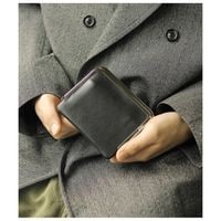 ���ե� ���å� �� �ޥ� Morphee SAC A MAIN �ե졼��� �쥶�� �ϡ��� ������å� Framed Leather Half Wallet (MSA-HW-BLK)