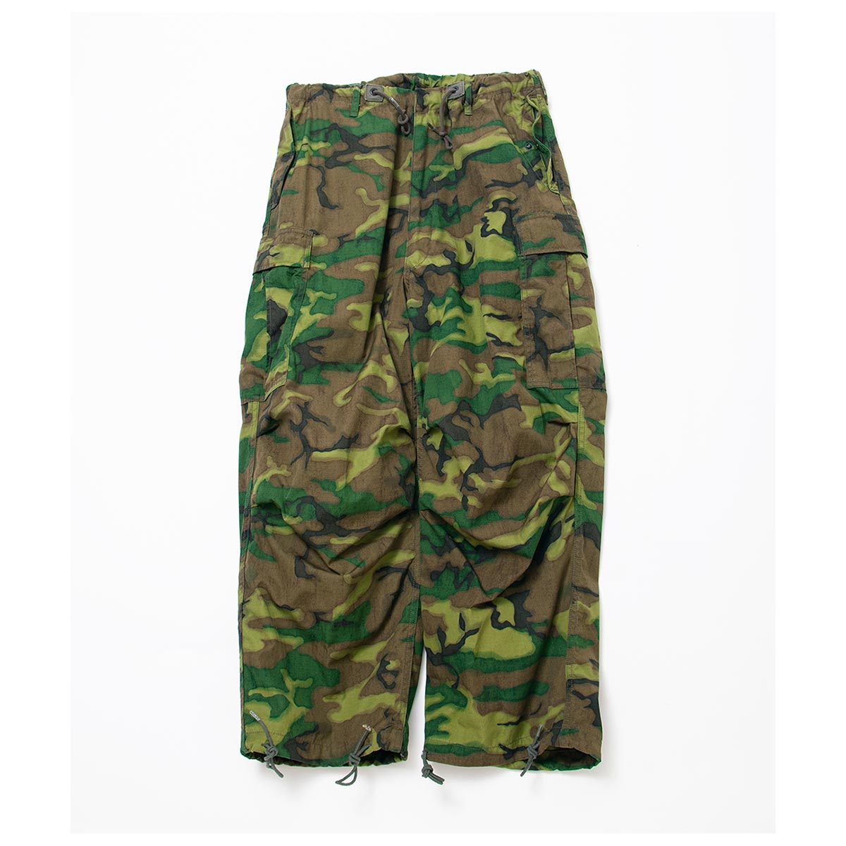 �ե��ƥ���������å��� FATIGUE SLACKS �꡼�ե��� ���åȥ� ��åץ��ȥå� M51 �����С� ����å��� COTTON RIPSTOP M-51 OVER SLACKS "GREEN in COUNTRY" (FP023-25)