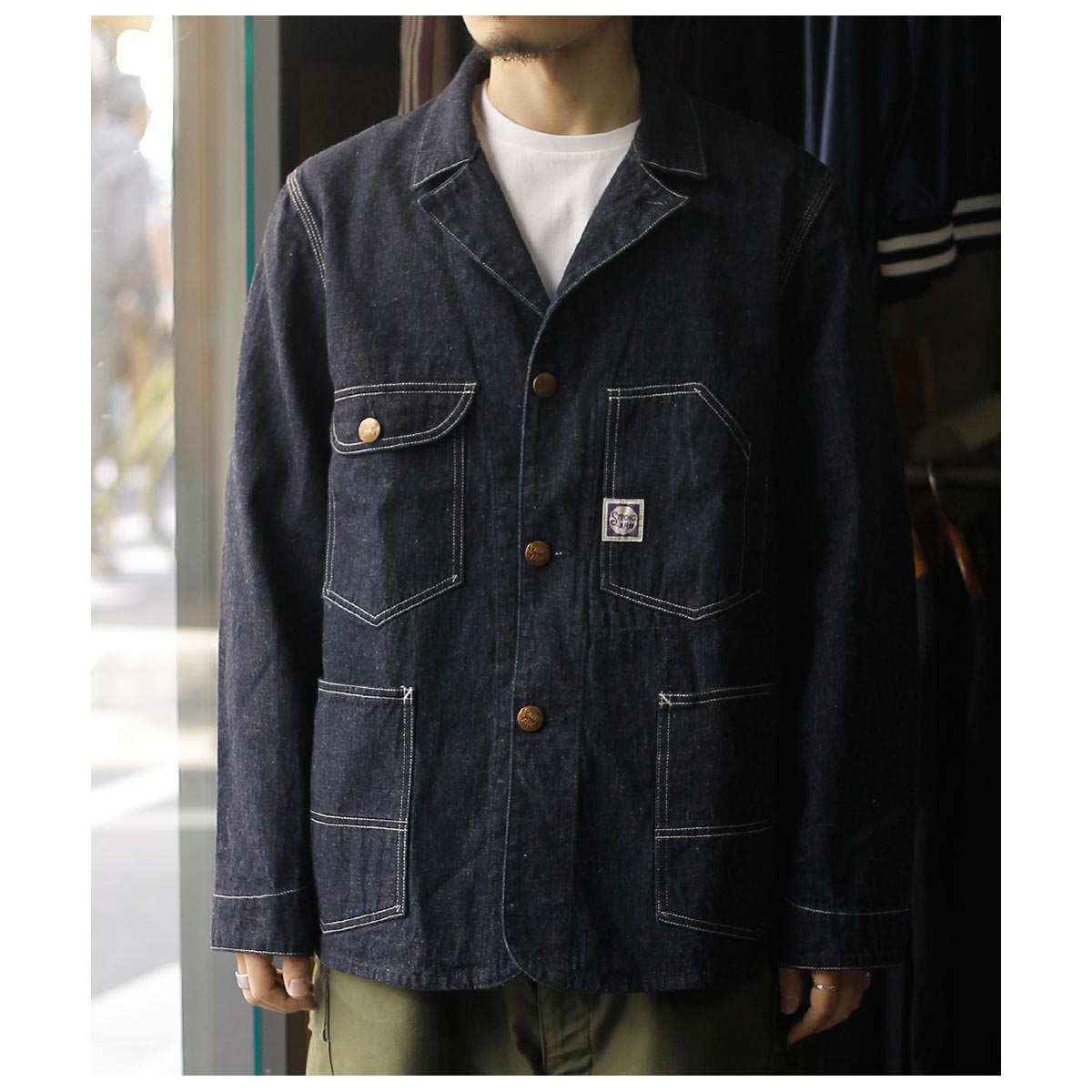 ����󥰥�å��� JOHN GLUCKOW 1930s �ͥС������� �ǥ˥� ���㥱�å� ���С������� 1930s Neverlost Jacket (JG-03-DN)