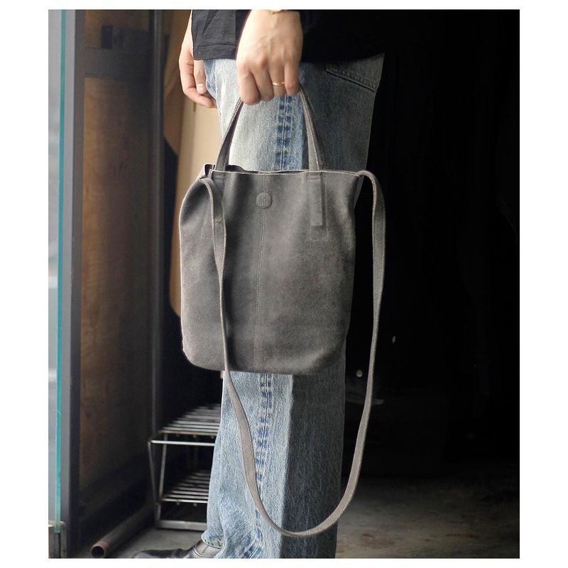 ���ե� Morphee "�ǥ����ȥ쥹" �����ȥ쥶�� ���⡼�� �ȡ��� �֥�å� "DISTRESS" 2WAY SMALL TOTE BLACK (SL-DIS-102)