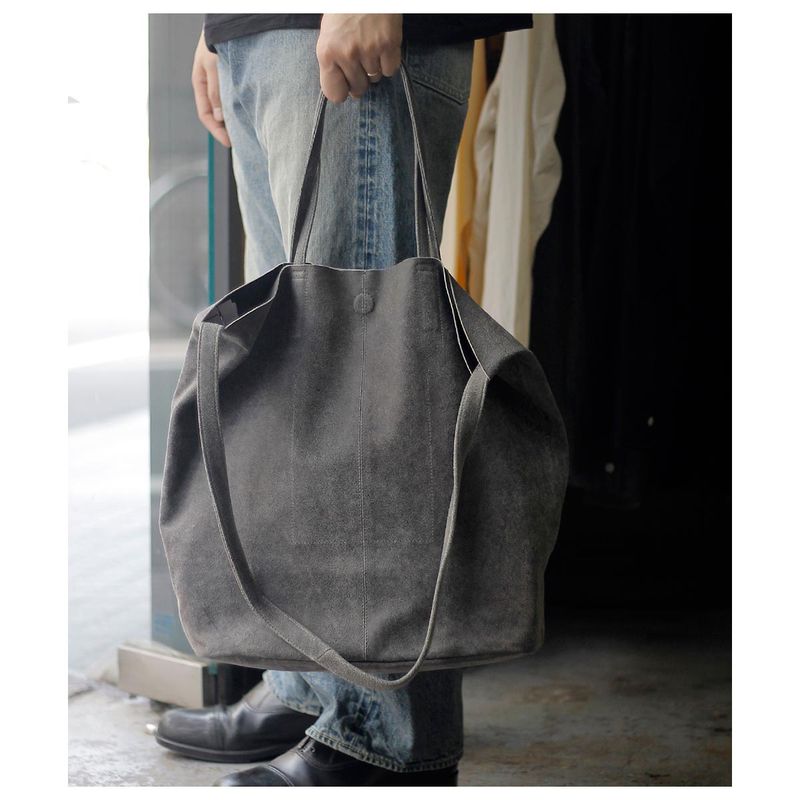 ���ե� Morphee "�ǥ����ȥ쥹" �����ȥ쥶�� �顼�� �ȡ��� �֥�å� "DISTRESS" 3WAY LARGE TOTE BLACK (L-DIS-BLK)