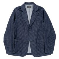 ͽ����(���Ϥ�ͽ�� 8��ʹ�) ������� WORKERS �饦�� ���㥱�å� ����ǥ��� �إ��ܡ��� Lounge Jacket Indigo Herringbone (2608-LGJKT-IH)