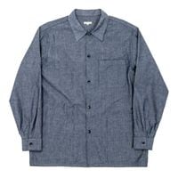 ͽ����(���Ϥ�ͽ�� 9��ʹ�) ������� WORKERS �����ץ� ���顼 ����� �����֥졼 Open Collar Shirt Chambray (2609-OPSH-CH)