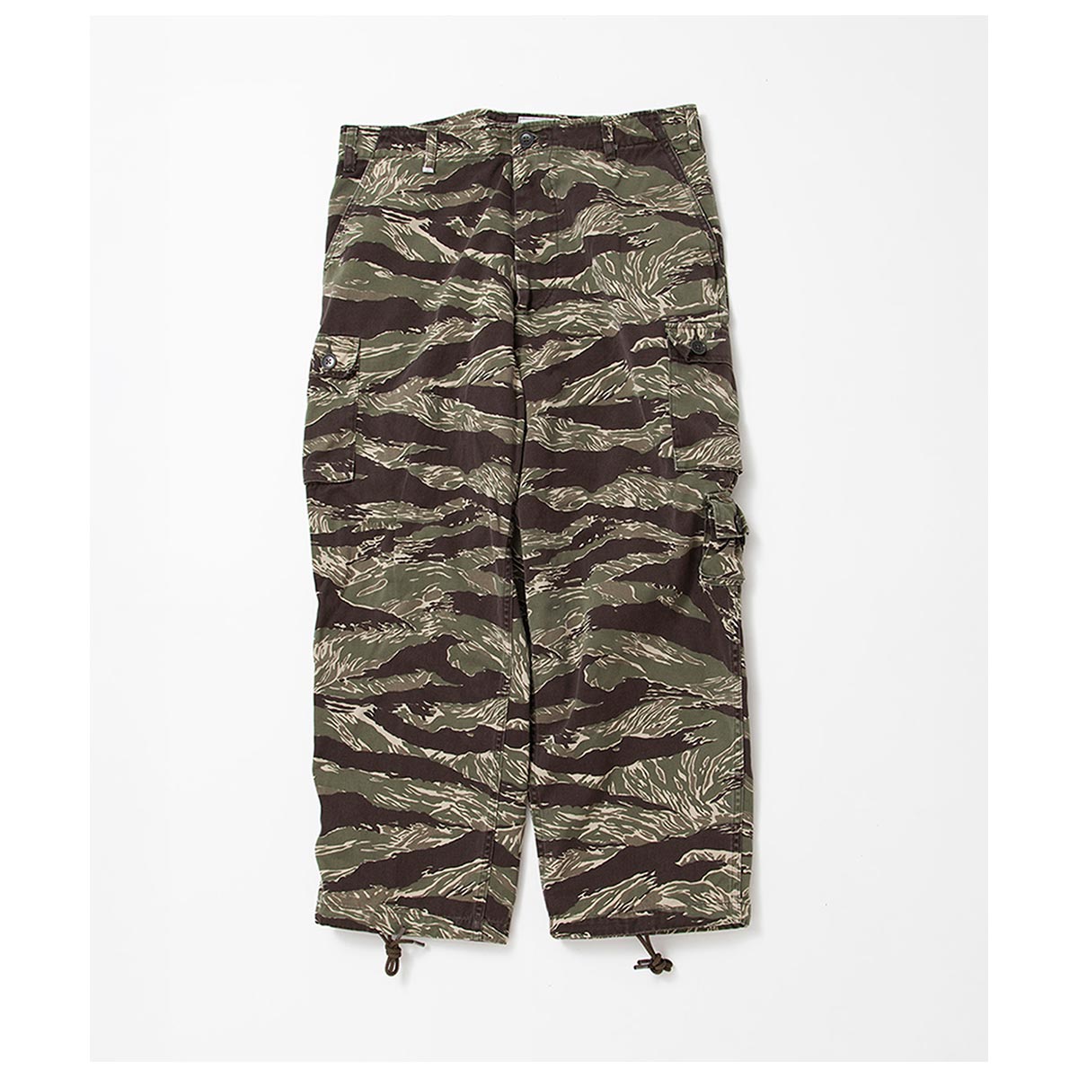 予約商品(お届け予定 7-8月頃以降) ファティーグスラックス FATIGUE SLACKS タイガーストライプ  コンバット ファティーグパターン ツイル "タイガー スラックス" TIGERSTRIPE・COMBAT FATIGUE PATTERN TWILL w/SPECIAL BIO WASH “TIGER SLACKS” (FP023-25)