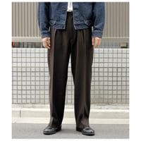 ����� SARTO �ɥ饤 ������ �ĥ��� ������ ������쥹 �ȥ饦���� DRY WOOL TWILL SIDE SEAM LESS TROUSERS (262-16002)