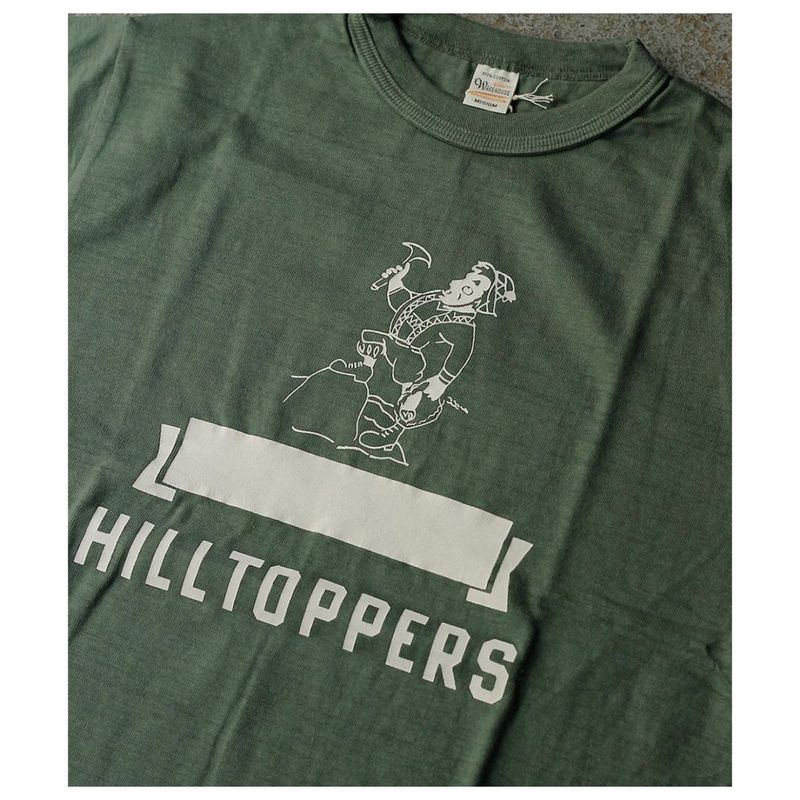 10%OFF ������ �������ϥ��� WAREHOUSE "HILLTOPPERS" �ץ��� T����� 4601 "HILLTOPPERS" T-SHIRTS (26SS-4601-HILL)
