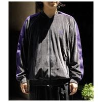 ニードルズ NEEDLES ベロア リブカラートラックジャケット Rib Collar Track Jacket - C/PE Velour (TY358)
