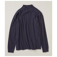 フィルメランジェ FILMELANGE  ''ダグ'' オーガニックラフィー天竺 モックネック 長袖 Tシャツ 日本製 "DOUG" OG Raffy Tenjiku Mock Neck L/S Tee (DOUG-26A)