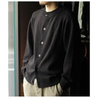 ミッタン MITTAN 絹紬糸 クルーネック カーディガン SILK C/N CARDIGAN (KN-41-26A)