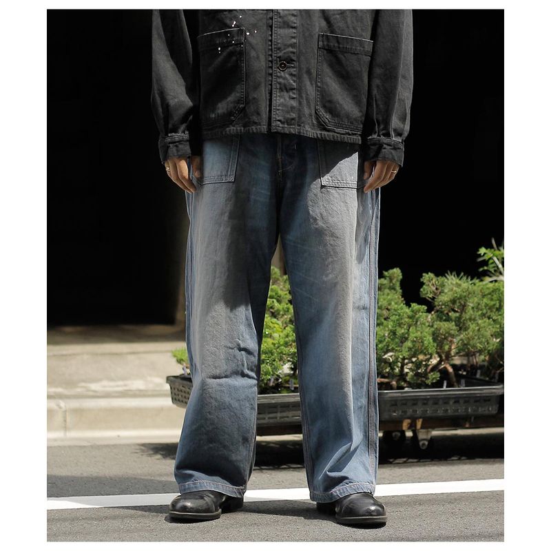 ����� GURANK   �ǥ����ȥ쥹�� �ڥ��󥿡��ѥ�� Distressed painter pants (2661U)