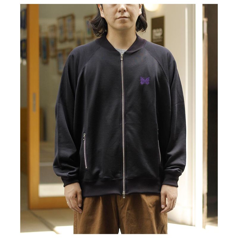 �ˡ��ɥ륺 NEEDLES �ɥ�ޥ� ���꡼�� �ȥ�å� ���㥱�å� �֥饤�ȥ��㡼�� Dolman Sleeve Track Jacket - Bright Jersey (TY362)