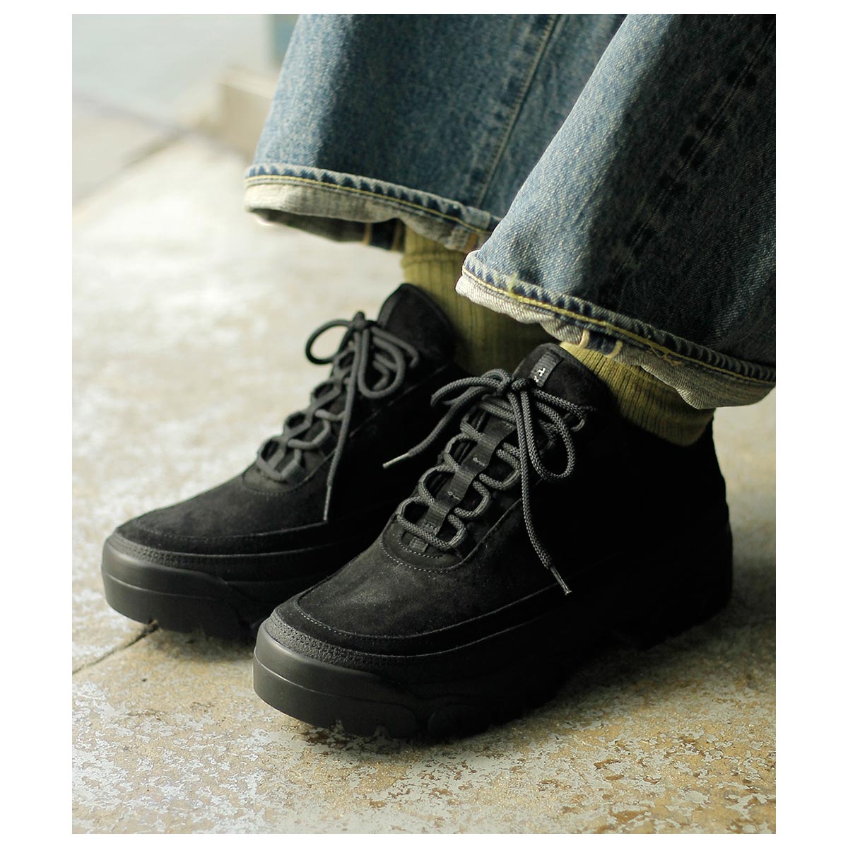 �����Х� TARVAS �������� �ϥ����� �������� �쥶�� ���塼�� ���ˡ����� �֥�å� EASY HIKER SUEDE BLACK (EASY-SU-BLACK)