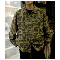 ニードルズ NEEDLES ミリタリーシャツ ジャケット カモ ツイル Military Shirt Jacket - Camo Twill(TY300)
