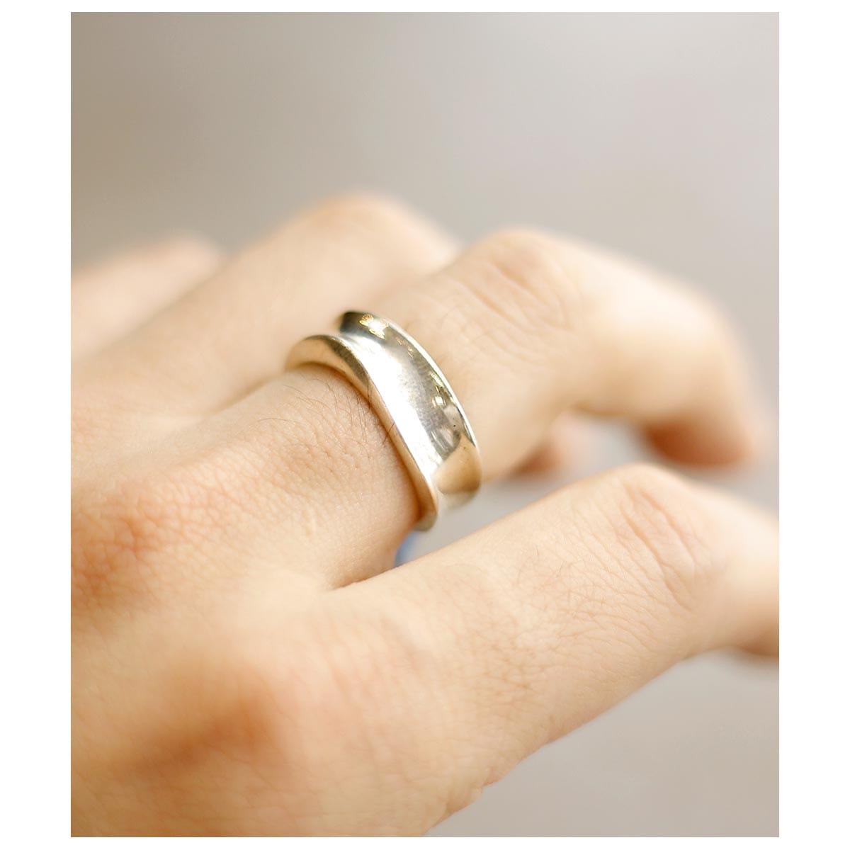 ����ƥ�� INTERIM ����������С� �ե�å� �ĥ����ƥå� ��� TAXCO SILVER FLAT TWISTED RING (IT26A277)