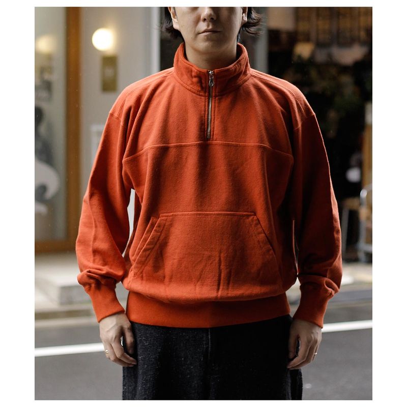 �������� 1000S �ͥåץ� �ϡ��ե��å� �ץ륪���С� NEPPED HALF-ZIP PULLOVER (TH-142)