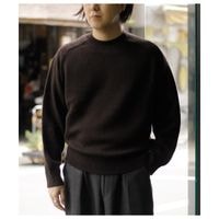 バトナー BATONER ソリッド ウール 天竺 クルーネック SOLID WOOL TENJIKU CREW NECK (BN-26FM-055)