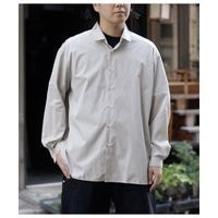 マナベ MANAVE  タックカラーシャツ チェック Tuck Collar Shirts CHECK MADE IN FRANCE (CH00-26AW-CHECK)