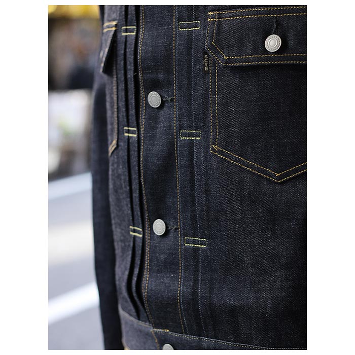 SCYE ���� 2nd ������ ��������å� �ǥ˥� �ȥ�å������㥱�å� Selvedge Denim Trucker Jacket 2 (5724-61510)