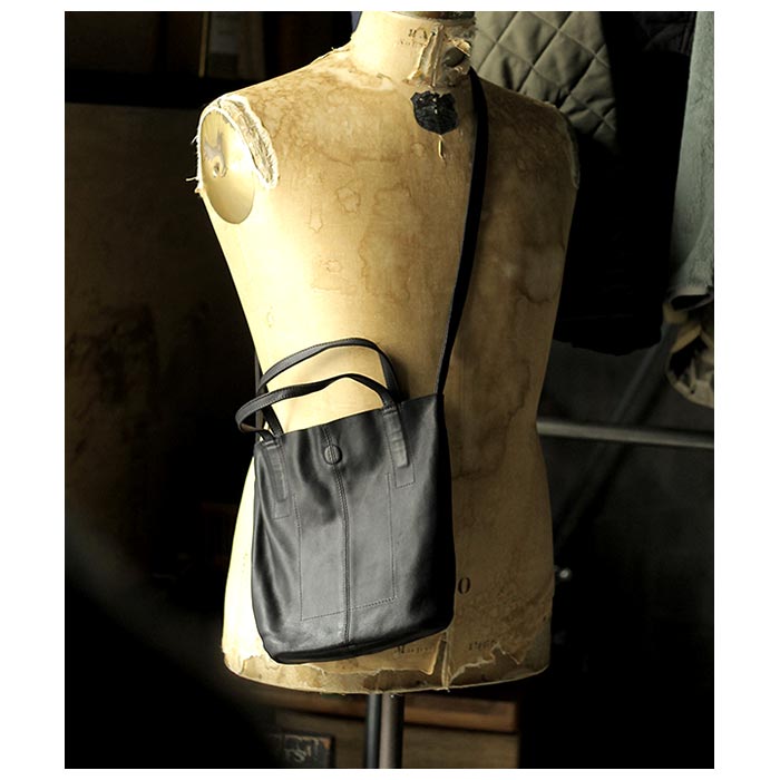 ���ե� Morphee �����ȥ쥶�� ���⡼�� �ȡ���  �֥�å� 2WAY SMALL TOTE BLACK (SL-BLK-102)