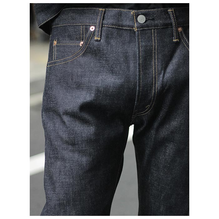 SCYE ���� ��������å� �ǥ˥� ���ȥ졼�� �쥰 ������ Selvedge Denim Straight Leg Jeans (5724-81513)
