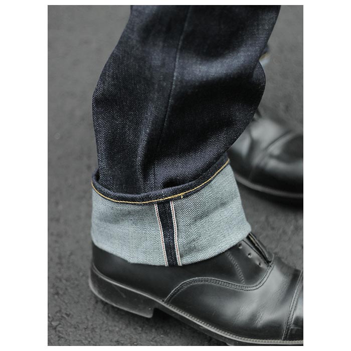 SCYE ���� ��������å� �ǥ˥� ���ȥ졼�� �쥰 ������ Selvedge Denim Straight Leg Jeans (5724-81513)