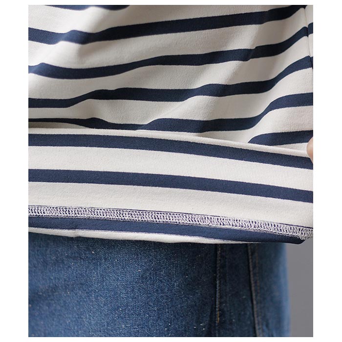 SCYE ���� ���ȥ饤�� ���åȥ� ���㡼���� �Х�������� Striped Cotton Jersey Basque Shirt (5724-21716)