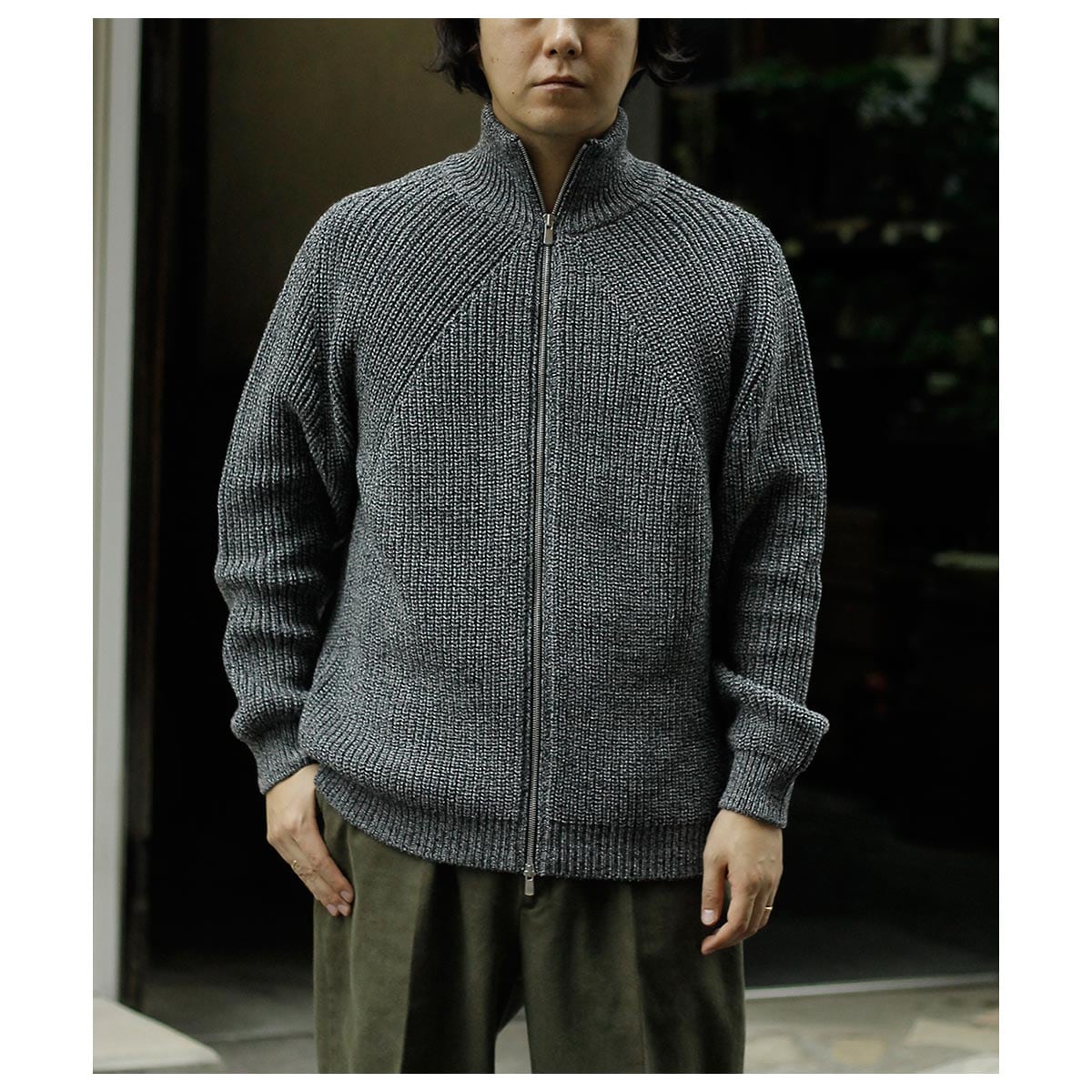 Хȥʡ BATONER ͥ㡼 ɥ饤С ˥å SIGNATURE DRIVERS KNIT (BN-25FM-040)