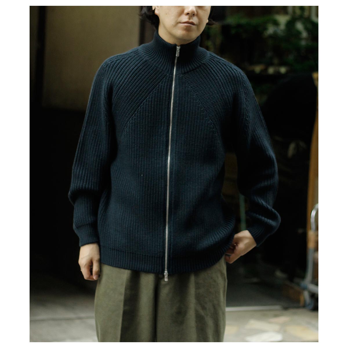 Хȥʡ BATONER ͥ㡼 ɥ饤С ˥å SIGNATURE DRIVERS KNIT (BN-25FM-040)