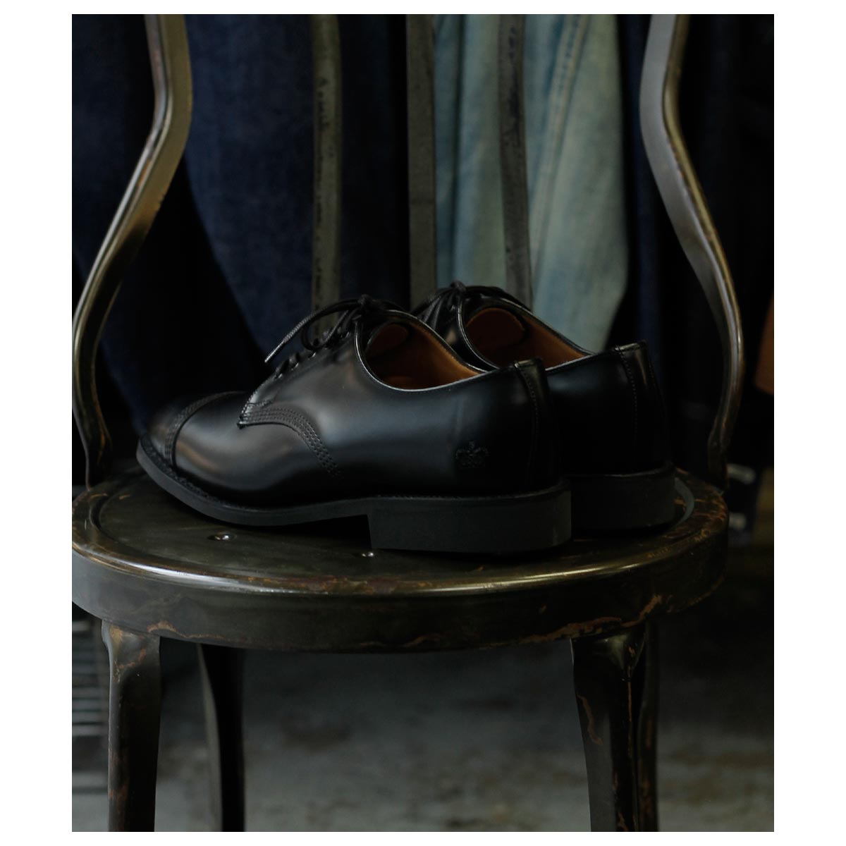  SANDERS ߥ꥿꡼ӡ 塼  åץȥ ֥å 1128 MILITARY DERBY SHOES BLACK (1128-BLACK)