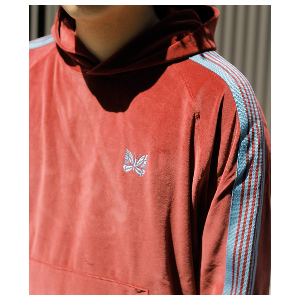 ニードルズ NEEDLES ベロア トラック フーディー Track Hoody - C/PE