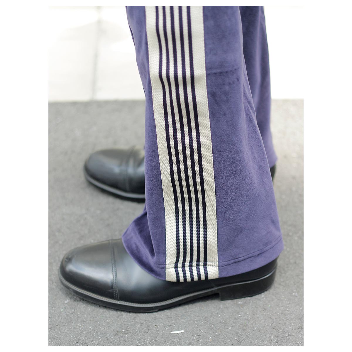 �ˡ��ɥ륺 NEEDLES   �٥��� �֡��ĥ��å� �ȥ�å��ѥ�� Boot-Cut Track Pant - C/PE Velour (RW326)